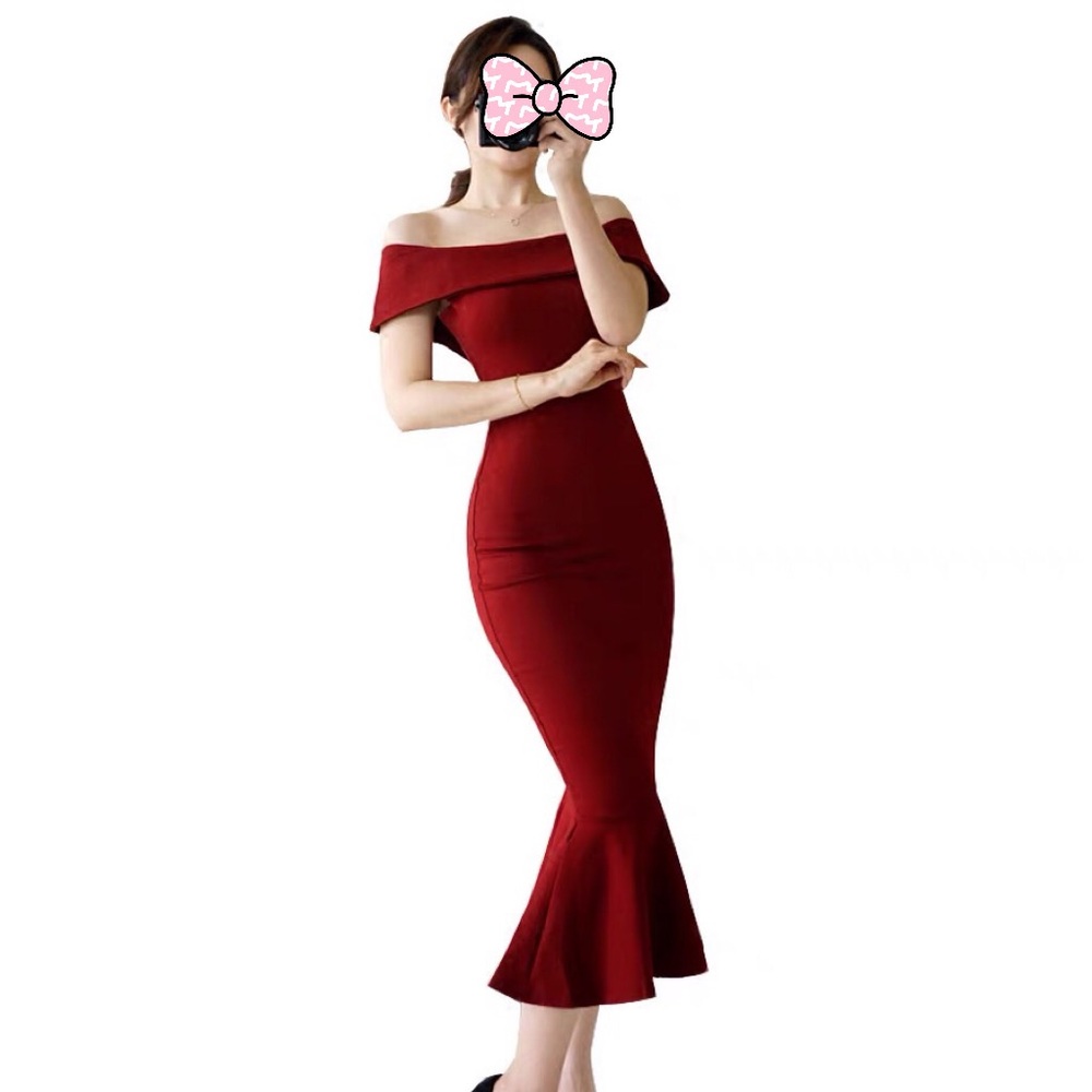 Off Shoulder Prom Dress